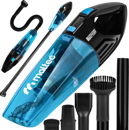 Handheld cordless vacuum cleaner MalTec Cyclone Wet & Dry 12in1 80 W, 0.5 l