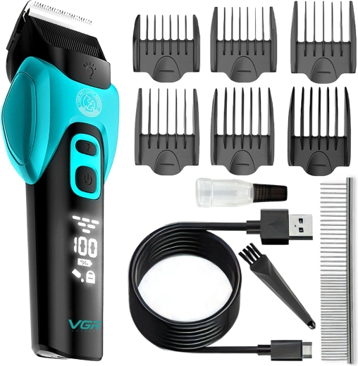 VGR Procut silent 5v1 belaidis gyvūnų kirpimo aparatas v-208 – 1 vnt.