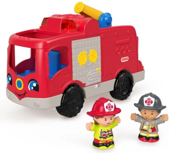 Gaisrinis automobilis LITTLE PEOPLE mažiesiems tyrinėtojams