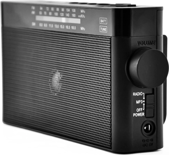 AM/FM radio with precise tuning