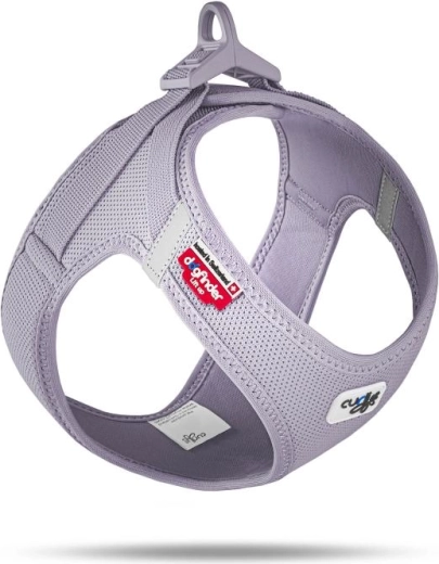 Curli šunų petnešos su sagtimi Air-Mesh, alyvinės, L (8–13 kg) – 1 vnt.