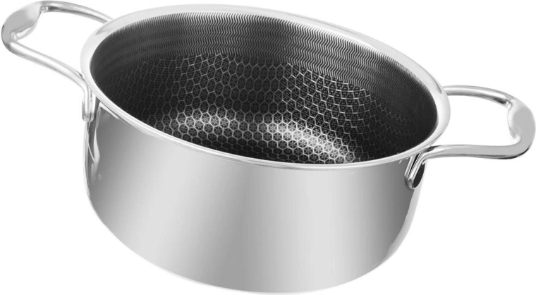 Nerūdijančio plieno puodas COOKCELL 20 cm, 2,75 l su nepridegančia danga