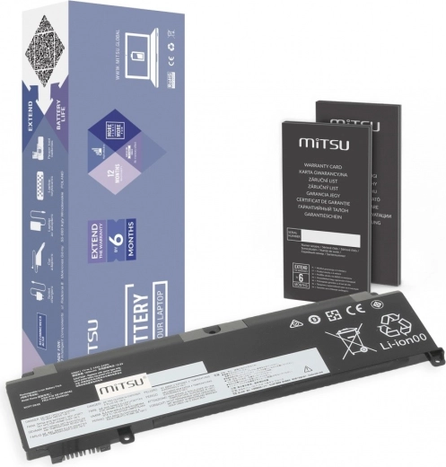 MITSU battery for Lenovo ThinkPad T460s and T470s 2140 mAh (24 Wh)