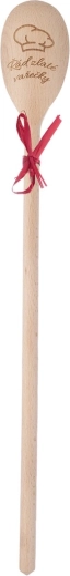 Wooden oval cooking spoon “Golden Spoons” line 50 cm (mix)