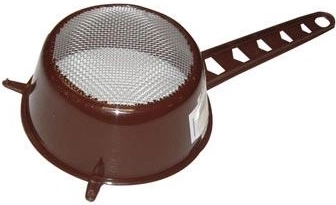 Sietelis su rankena 12 cm – plastikinis, mišrios spalvos