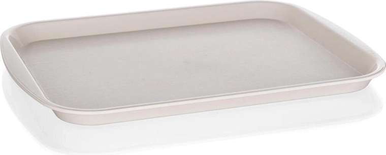 Plastikinis padėklas Culinaria, dramblio kaulo spalvos, 43 × 31 × 2 cm