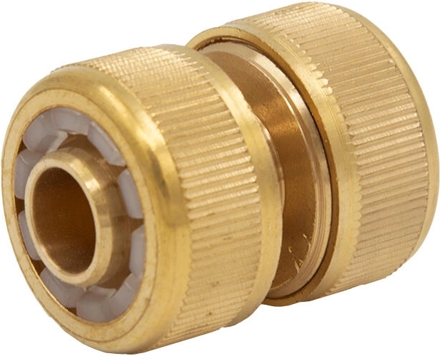 Brass Coupling 1/2 for Garden Hoses AQUA