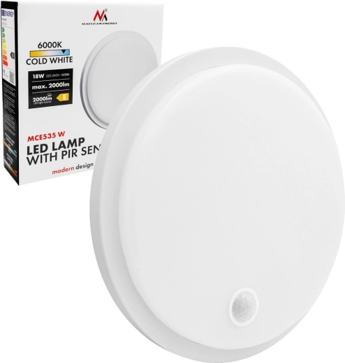 LED lempa su PIR judesio jutikliu Maclean MCE535 – 1 vnt.