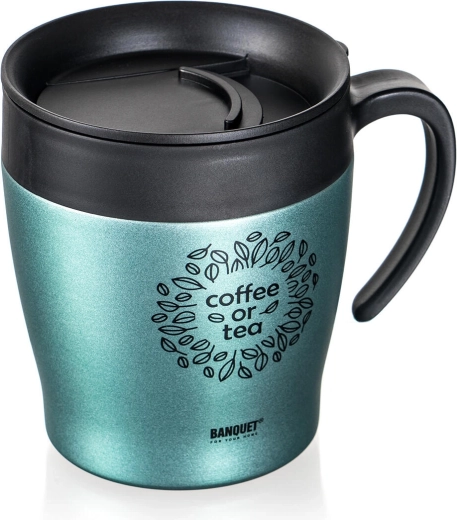 Stylish green-grey metallic finish