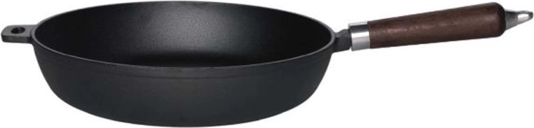 Ketaus keptuvė Kitchisimo 24 cm su medine rankena