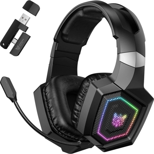 Žaidimų ausinės Onikuma GT806 juodos