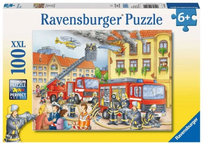 Ravensburger gaisrininkų dėlionė, 100 dalių