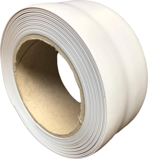 Self-adhesive floor edging PVC 52 mm × 5 m light grey