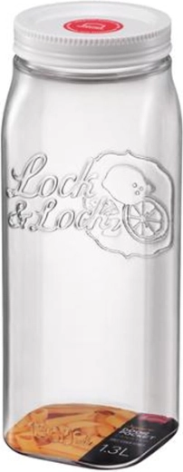 Maisto dėžutė LOCKnLOCK Square 1,3 l su užsukamu dangteliu