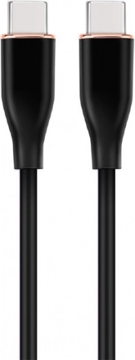 USB‑C į USB‑C kabelis 1,5 m juodas