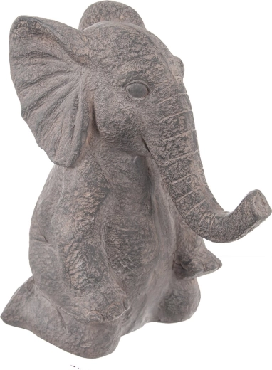 Decorative polyresin elephant statue 49 cm