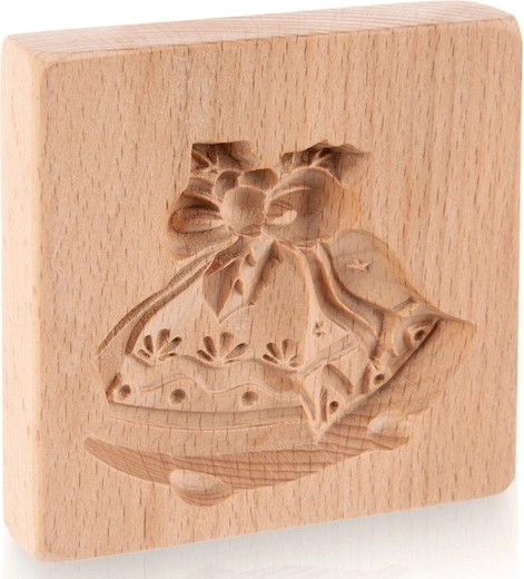 Medinė sausainių forma „Varpeliai“ 10 × 10 cm