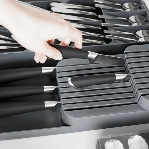 Saugūs ir aiškūs peilių lizdai