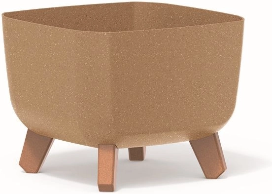 Vazonas Gracia Square Eco Wood 24 × 24 cm naturo