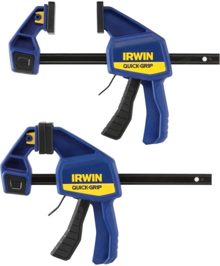 IRWIN Quick-Grip One-Handed Clamps 150 mm, Set of 2