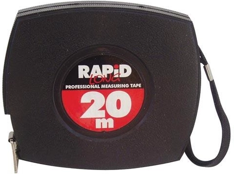 Steel measuring tape 10 m × 10 mm RAPID-LONG