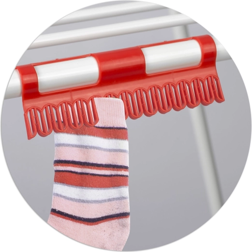 Easy clip-on for most drying racks