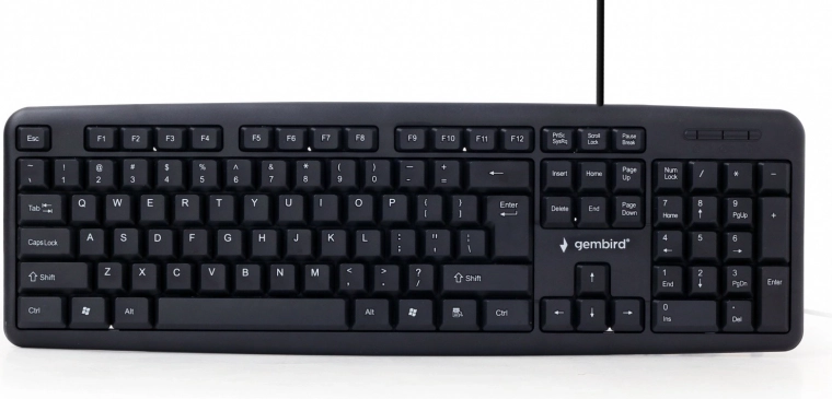 Standard USB keyboard black