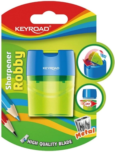 Keyroad Robby Duo Sharpener with Container