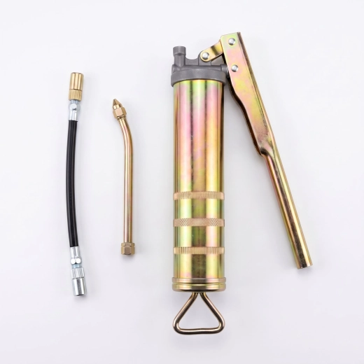 Metal lever grease gun for 400 g cartridges