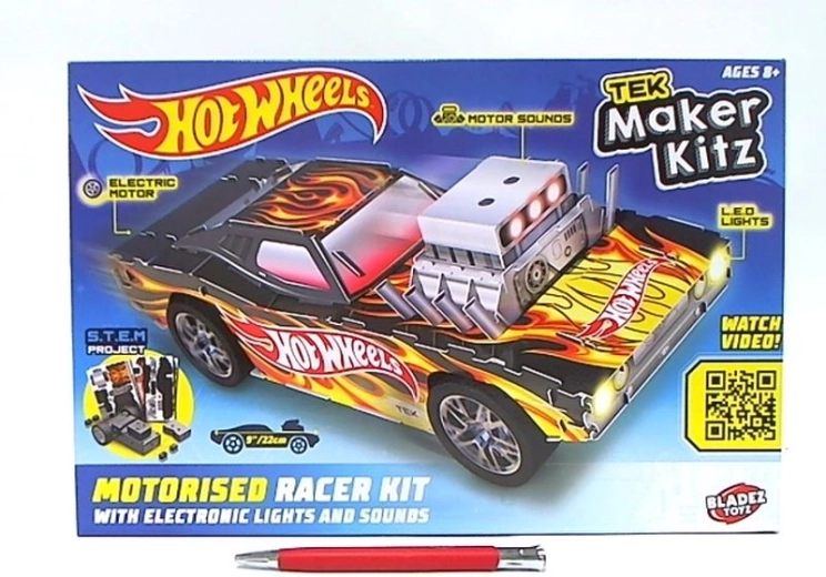 Hot Wheels Bladez Rodger Dodger – konstruktorius su šviesomis ir garsu