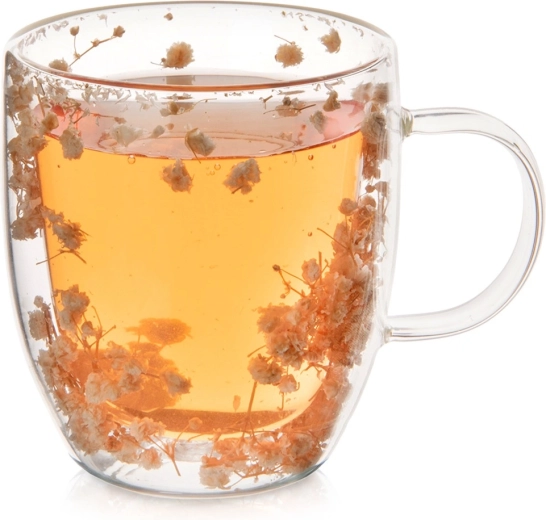 Glass Thermal Mug with Double Wall 350 ml