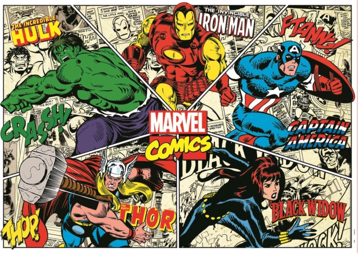 EDUCA MARVEL komiksas – 1000 dalių dėlionė