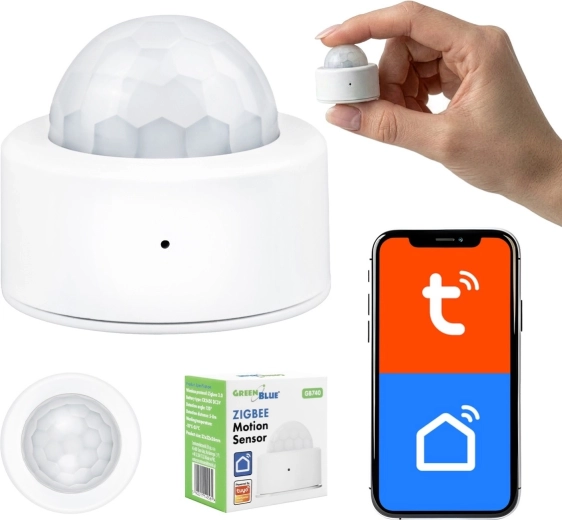 GreenBlue Tuya Zigbee belaidis judesio jutiklis GB740 – 1 vnt.