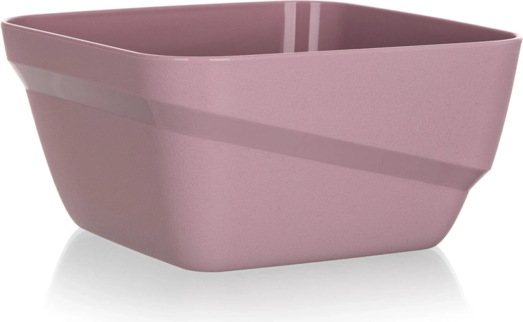 Plastikinis dubenėlis Culinaria 0,6 l, rožinis, 11,5 × 11,5 cm
