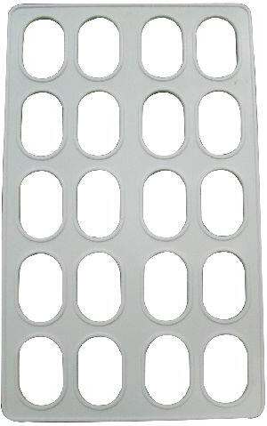 Šablonas mini laskonkėms 30 × 18 cm, 20 angų