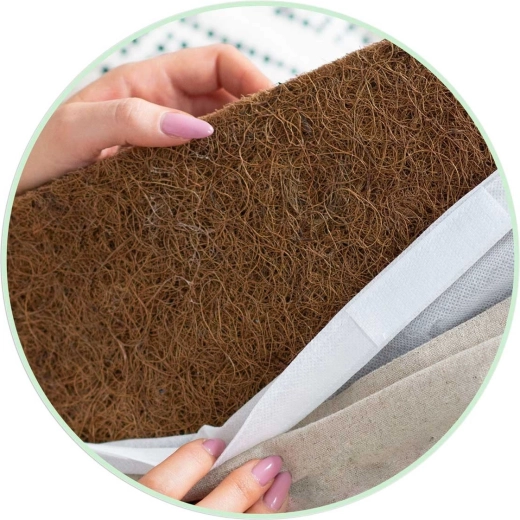 Natural coconut fiber filling