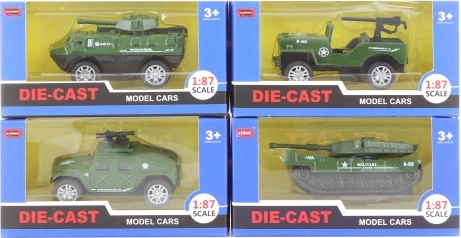 Metalinis karinis automobilis 1:87