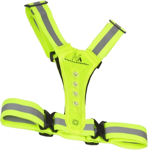 Maclean Energy LED Safety Harness for Runners