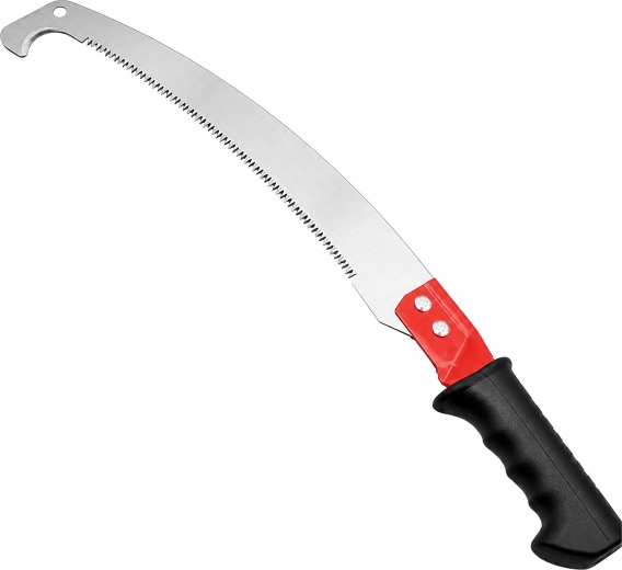 Curved steel blade for fast cutting