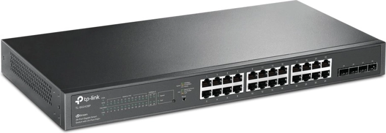 TP-Link JetStream Switch 28 Gigabit Ports PoE+ with 4 SFP