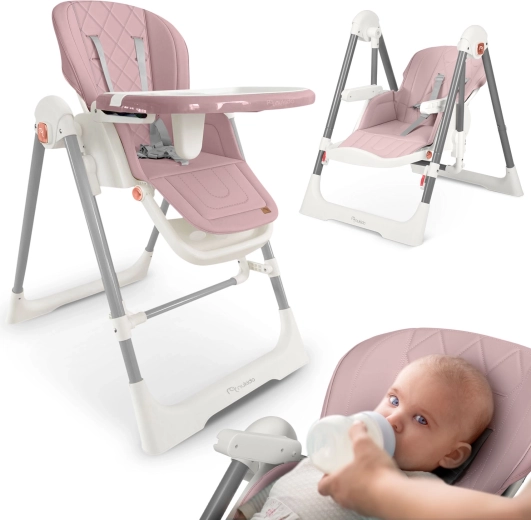 Nukido Elite 3-in-1 High Chair Pink