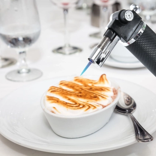 Tobulas crème brûlée ir desertai per akimirką