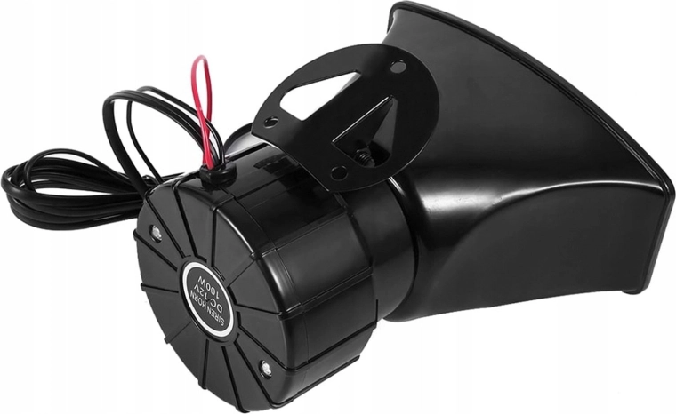 Loud warning signal up to 120 dB