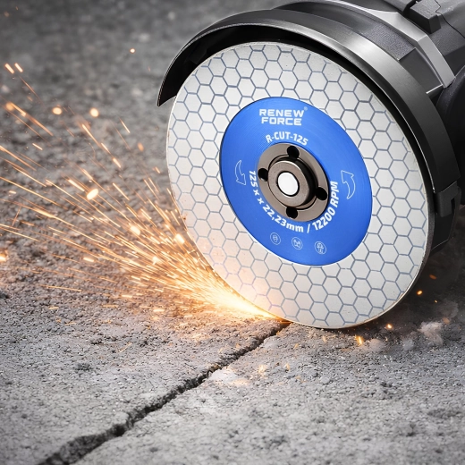 Precise cutting of porcelain stoneware and ceramics without compromise