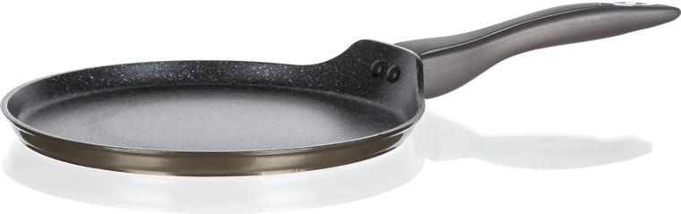 Blynų keptuvė METALLIC PLATINUM 24 cm su neprisvylančia danga