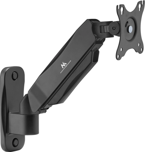 Maclean wall-mounted monitor bracket for 17–32" up to 9 kg with mechanical spring