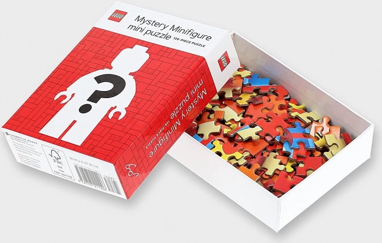 Dėlionė LEGO paslaptinga minifigūrėlė 126 dalių – Raudona
