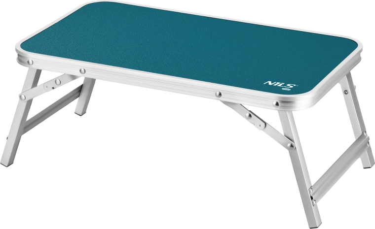 Folding camping table 50 × 30 × 20 cm blue NILS Camp
