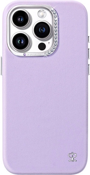 Žvaigždėtas Joyroom dėklas, skirtas iPhone 15 Pro, violetinis