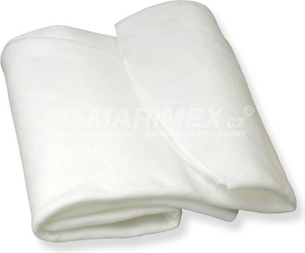 Geotextile underlay for an oval pool 3.66 × 5.48 m
